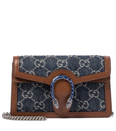 gucci dionysus super mini denim crossbody bag|2016.